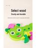 Multicolor Caterpillar Logic Cards: Early Education Toy for Cognitive Development