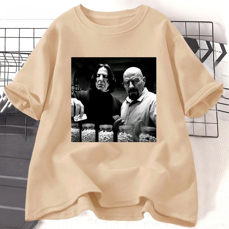 Vintage Walter In Lab T Shirt Women Breaking Bad TShirt Funny Graphic T Shirts Unisex Cotton Short Sleeve Tee Shirt Streetwear