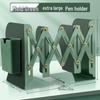 Retractable Bookend with Pen Holder - Foldable Desktop Bookshelf and Divider