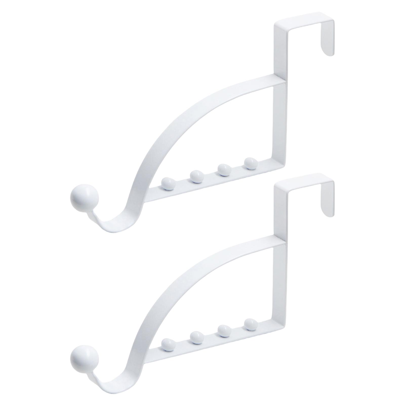 

Over The Door Hooks for Hangers Extra Strong Over Door Hook for Hanging Clothes Towels Robes Hats Bags Scarves and More 4