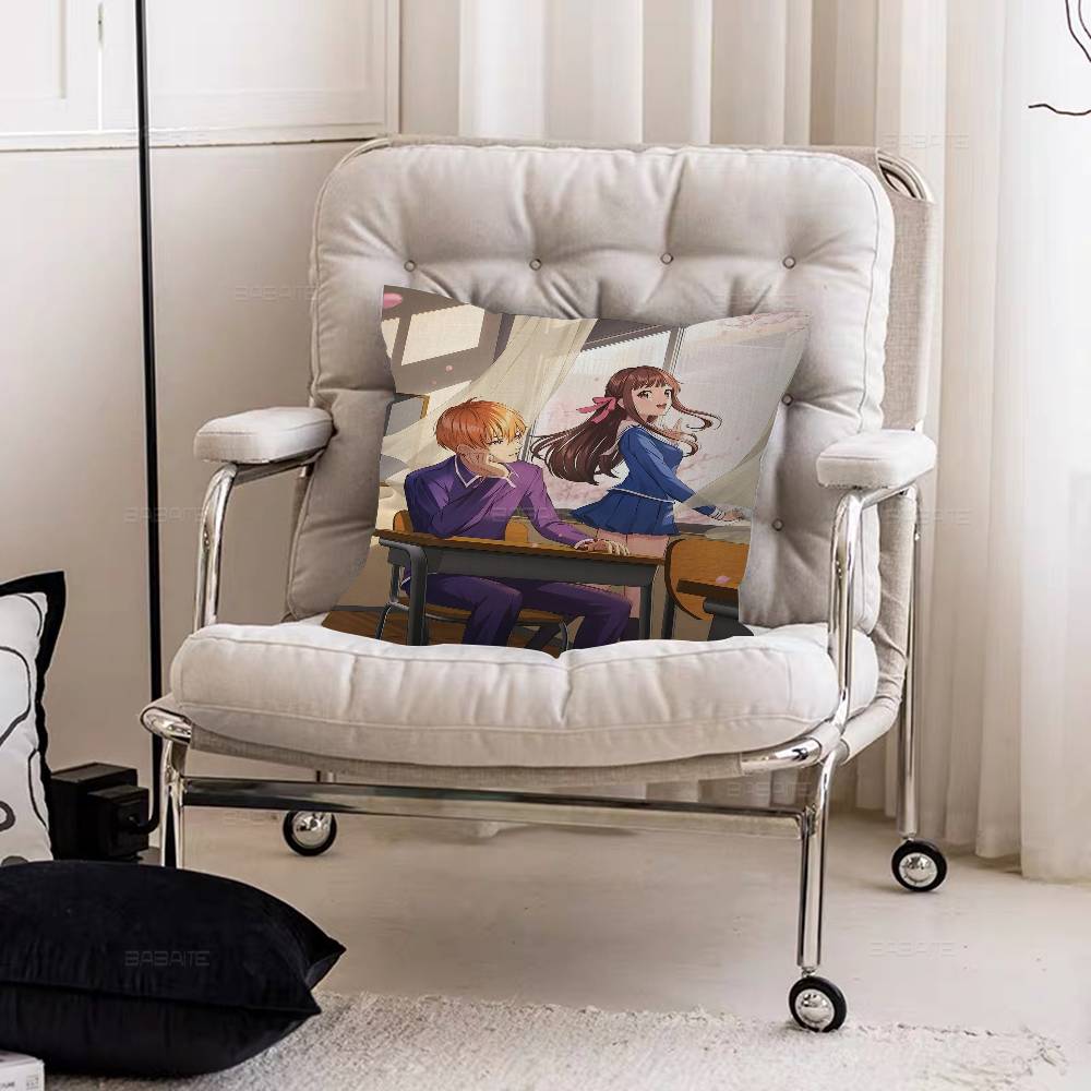 Anime Fruits Basket Cushion Cover Pillow Cover Decor Pillowcase Printed Cushion Case for Couch
