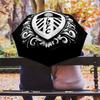 1 PC Automatic Folding Umbrella - Leeds Football Club Pattern Portable Foldable Design With 8 Ribs Christmas Birthday Gifts