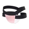 LittleForBig Men's Adult Panties, Double Strap T-Back, Unisex Shapewear, Smooth, Pink, Size S