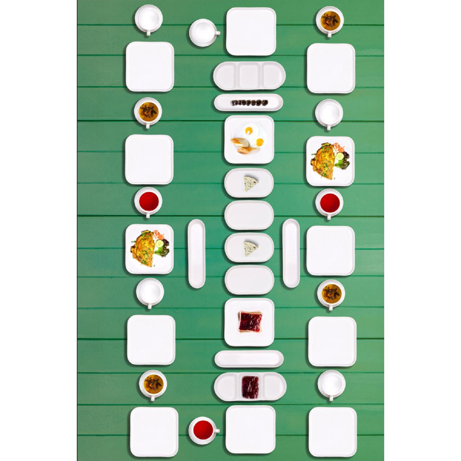 

Чайный сервиз серии Elegance из 48 предметов на 12 персон белый