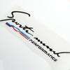 1 X Reflective Sports Mind Produce By /// M Performance Sticker Vinyl Car Headlight Sticker Hood Bonnet Decal (14*40cm)