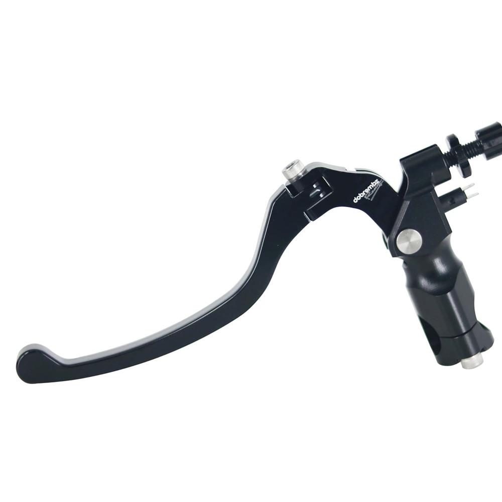 7/8" 22mm Motorcycle Cable Clutch Lever Handlebar CNC Aluminum Alloy Collapsible 90° Hand Bar For Surron Yamaha Keeway Honda
