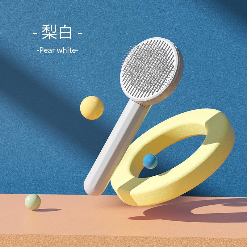 Pet Hair Removal Brush Floating Messy Hair Cleaning Dog Cat Lint Removal Comb Puppy Kitten Massage Grooming Supplies