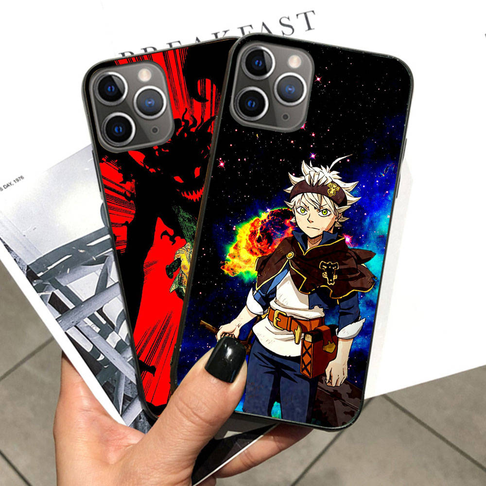 Case for OPPO Reno 8 6 5 Pro Find X3 A17 A3 A31 A38 A40 A53 A54 A55 A74 A76 A78 A77 A80 A94 A95 A96 Lite Black Sofe Cover WI79 Black Clover