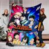 My Hero Academia Theme Printed Blanket - Perfect for Couch, Bed, Travel & Outdoor Use | Machine Washable, Cozy & Durable.