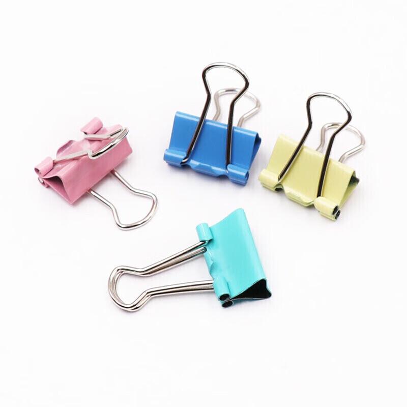 EAGLE 32mm Colorful Binder Clips (24-pack)
