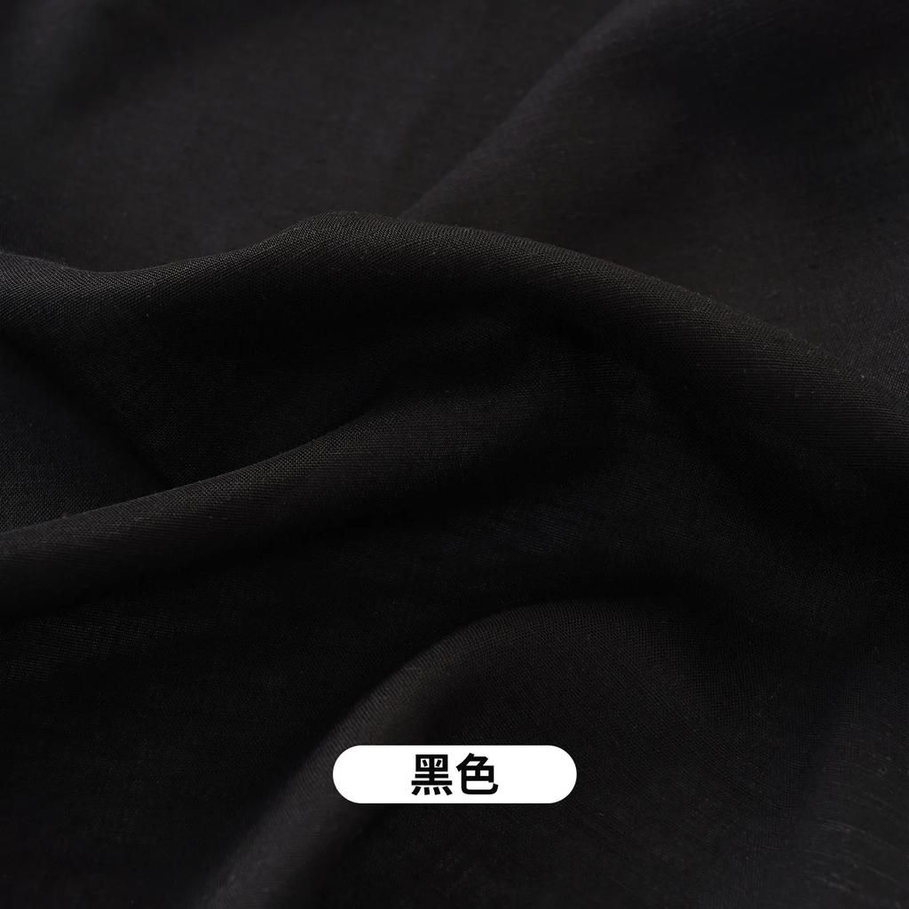 0.5m/1m/5m Breathable Cotton and Linen Fabric for Sewing Dresses T-shirts Shirts Pants Handmade DIY Clothing Fabrics 152g/m²