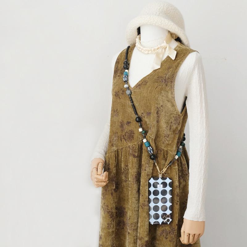 Nuevo accesorio para teléfono, cadena larga antipérdida para teléfono móvil, universal, con cuentas, para hombro, cuello, bandolera, funda para teléfono, cadena