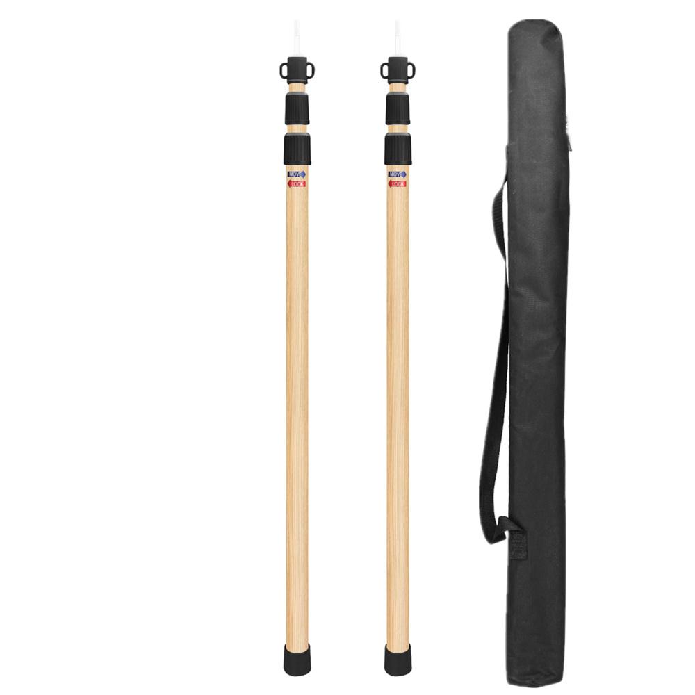 Adjustable Camping Tent Support Poles Beach Shelter Tarp Awning Rods Portable Lightweight Aluminum Alloy Accessories For Canopy