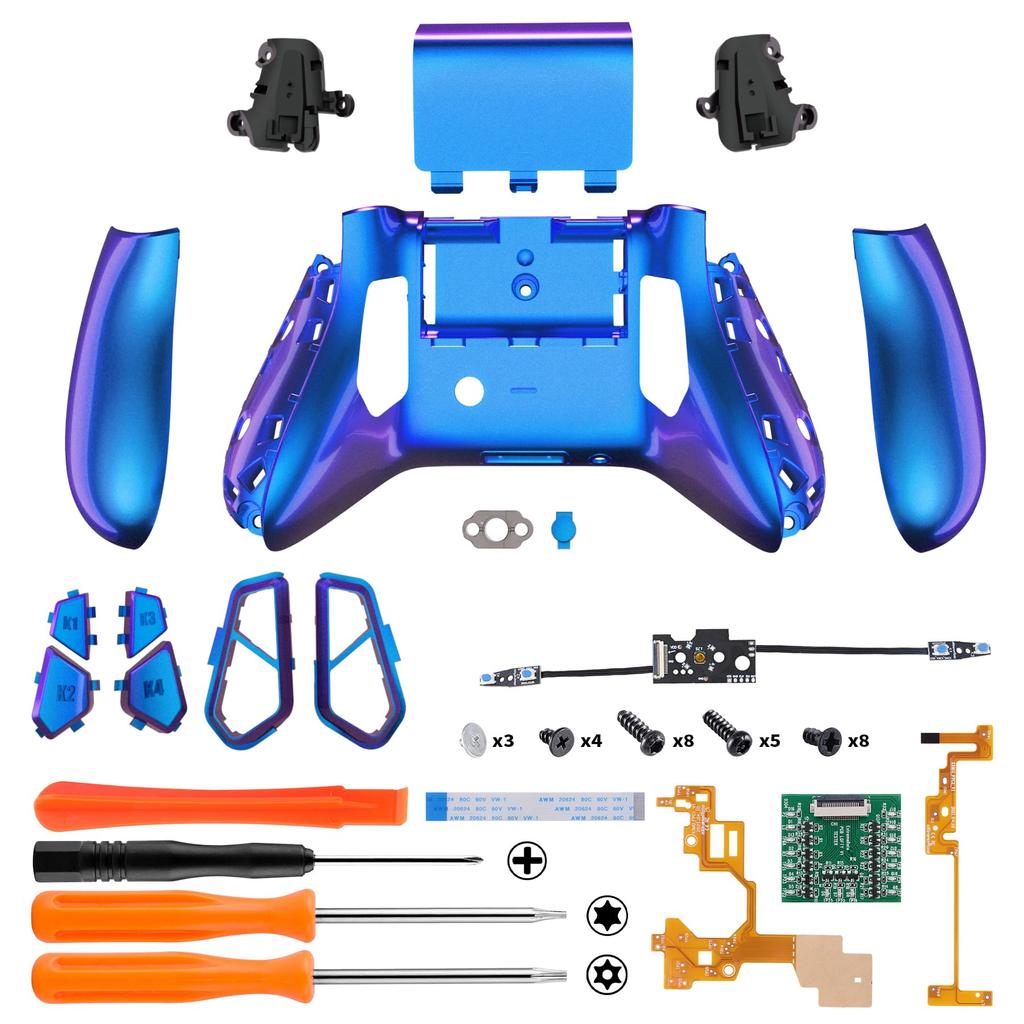 EXtremeRate Redesigned Back Button Remap Kit für Xbox Core 1914 Controller und Victor X Remap Kit für Xbox Series Controller Nicht Lila S/X