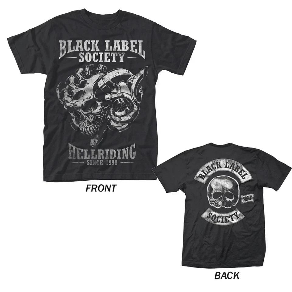 

90s Black Label Society Since 1988 2 sided black short sleeve T shirt 2XL