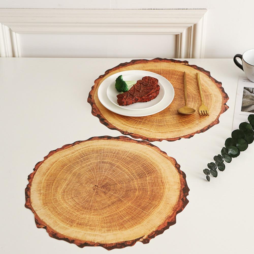 Waterproof Nordic Style Placemats Stain-Resistant Tableware Pads  Holiday Travel