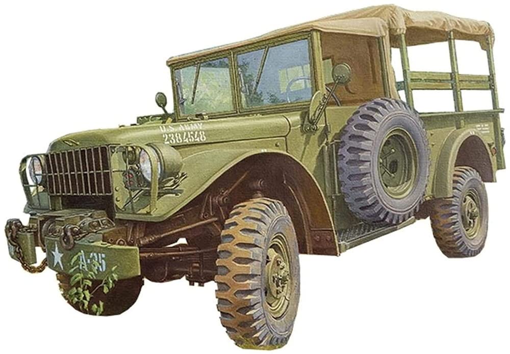 Roden 1/35 Scale US Army Dodge M37 4WD Cargo Truck 1950-1960 Plastic Model Kit RE35806