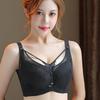 European and American Breathable Plus Size Bra Sexy Mesh Soft Steel Ring Exquisite Lace U-shaped Beautiful Back Plus Size Underwear