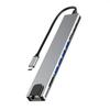 Адаптер USB-концентратора 10 в 1, с Ethernet, совместимый с HDMI, подача питания 4k, 100 Вт, 4 порта USB-a