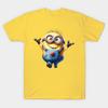 Asian Size Cotton Unisex Tshirt Print T-shirt Minion T-shirt No-Cut Print Regular Fit