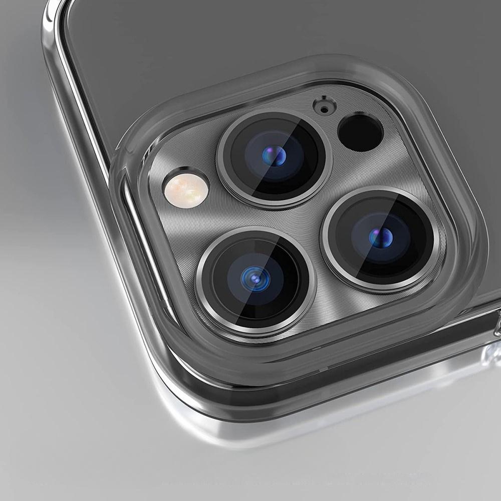 ERBORD Glass Lens Cover for iPhone 15 Pro / 15 Pro Max, Gray