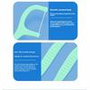 100Pcs Mint Mouthed Dental Floss - Interdental Cleaning Floss-Disposable Care Floss Stick - Suitable For Oral Care Cleaning