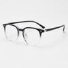 Black TR90 Computer Glasses Anti Radiation Big Square Eyewear Blue Light Blocking Reading Glasses for Women Men