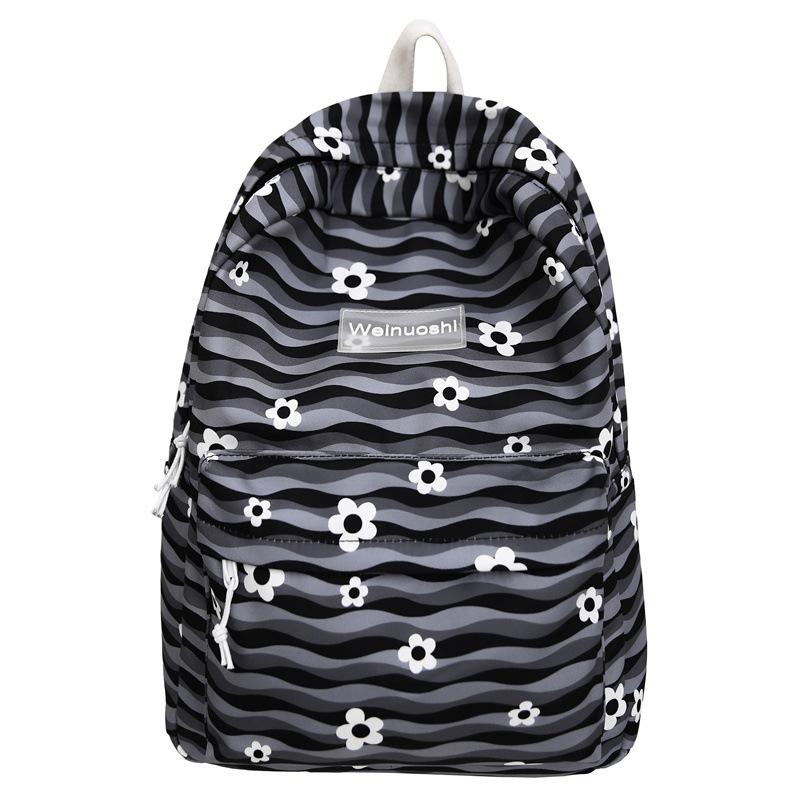 New Elementary Schoolbags for First Grade Girls Junior High School Students Striped Children's Backpacks
