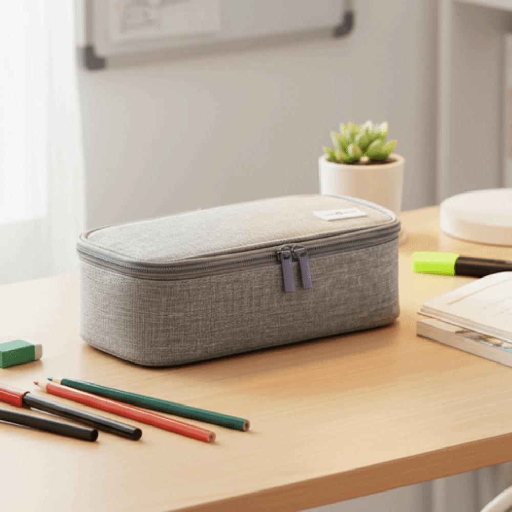 Federmäppchen mit großer Kapazität Einfache Stifttasche Stilvolles Stift-Organizer-Etui Zurück zur Schule