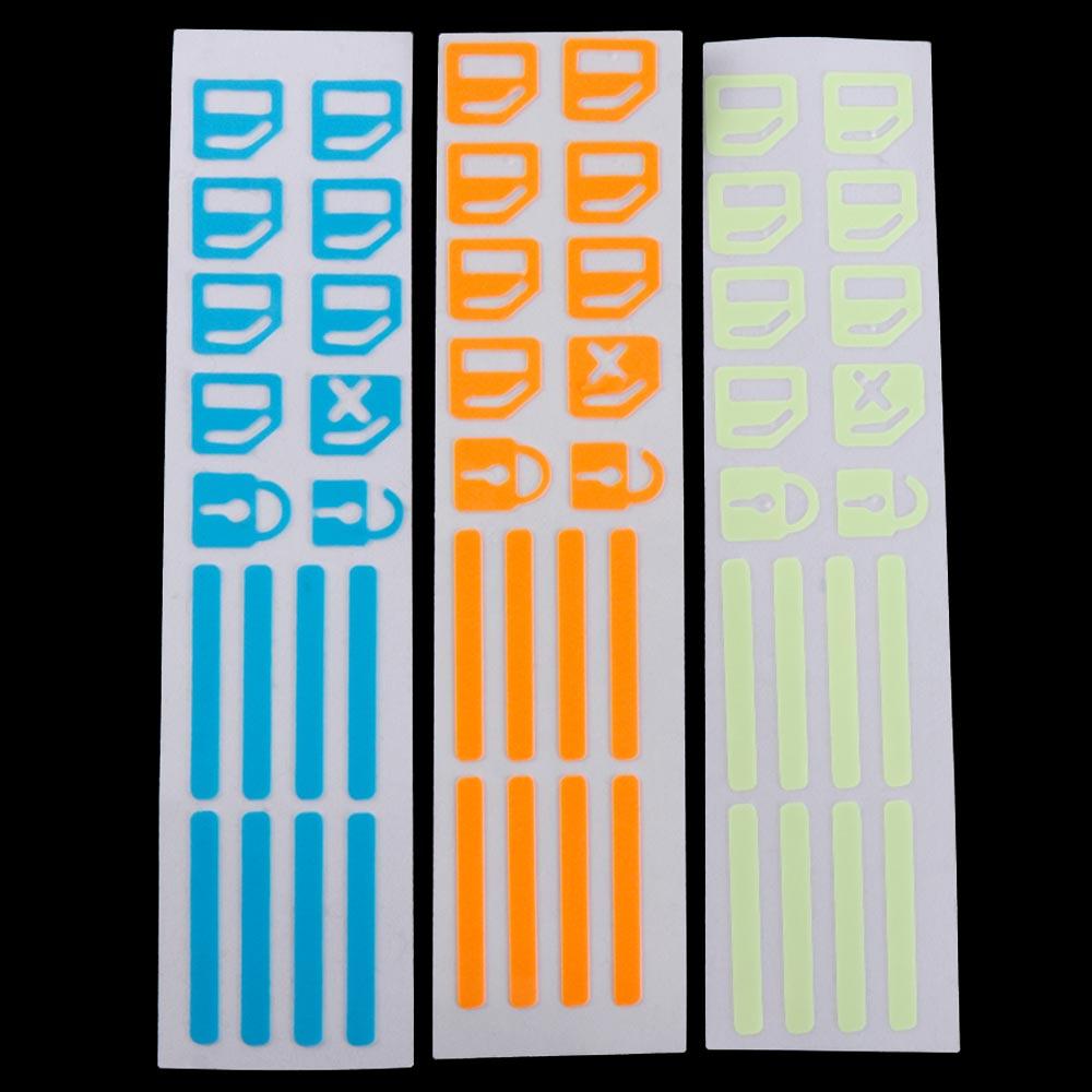 Fluorescent Car Button Luminous Sticker Cars Lifter Interior Stickers  Auto Accessories