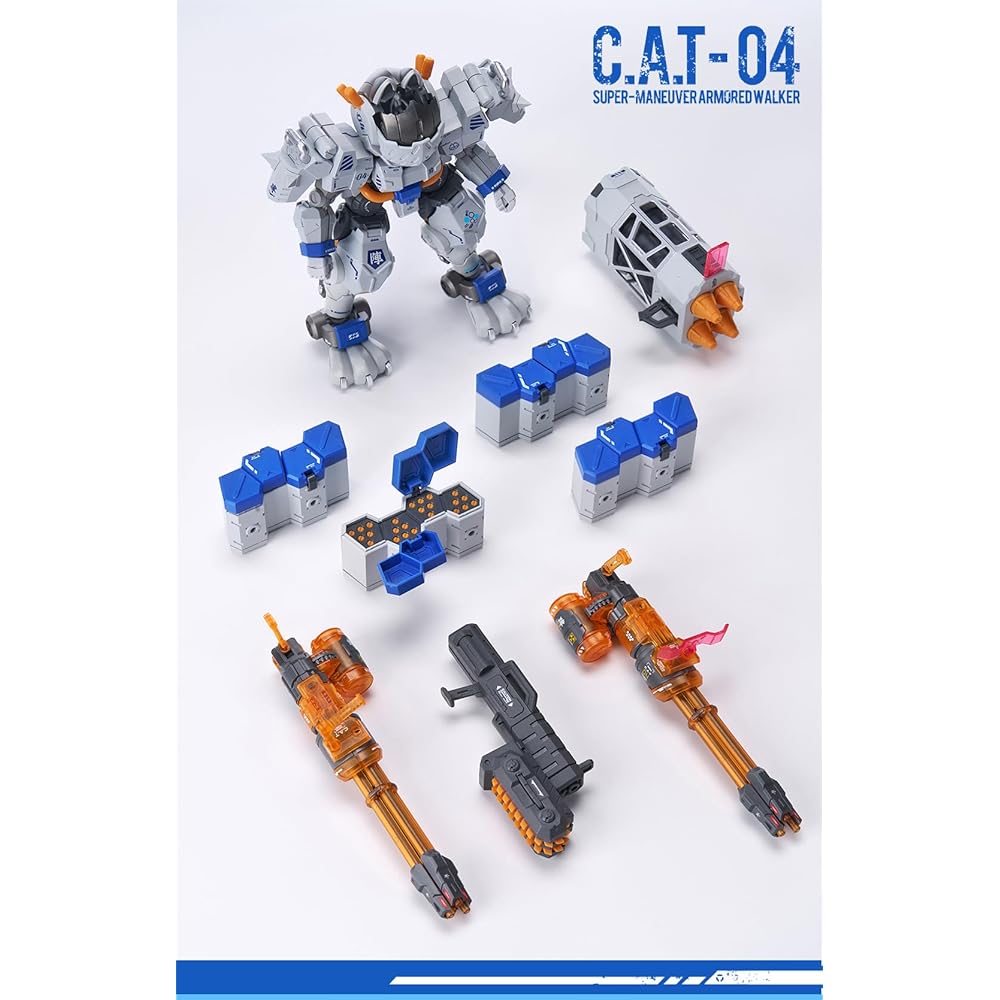 XIAOT IRON ROARS C.A.T 04 1/60 Scale ABS Plastic Assembly Model Kit
