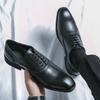 Luxus Herren Anzugschuhe Spitzschuh Leder Herren Oxfords Schuhe Klassische Italien Brogues Schuhe Mode Schnürschuhe Herrenschuhe Größe 46