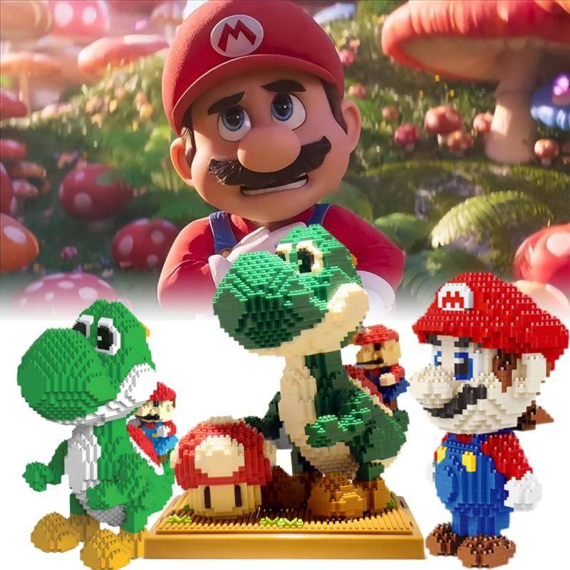Classic Yoshi Mario Building Blocks Set Featuring 800 High Quality Creative Pieces