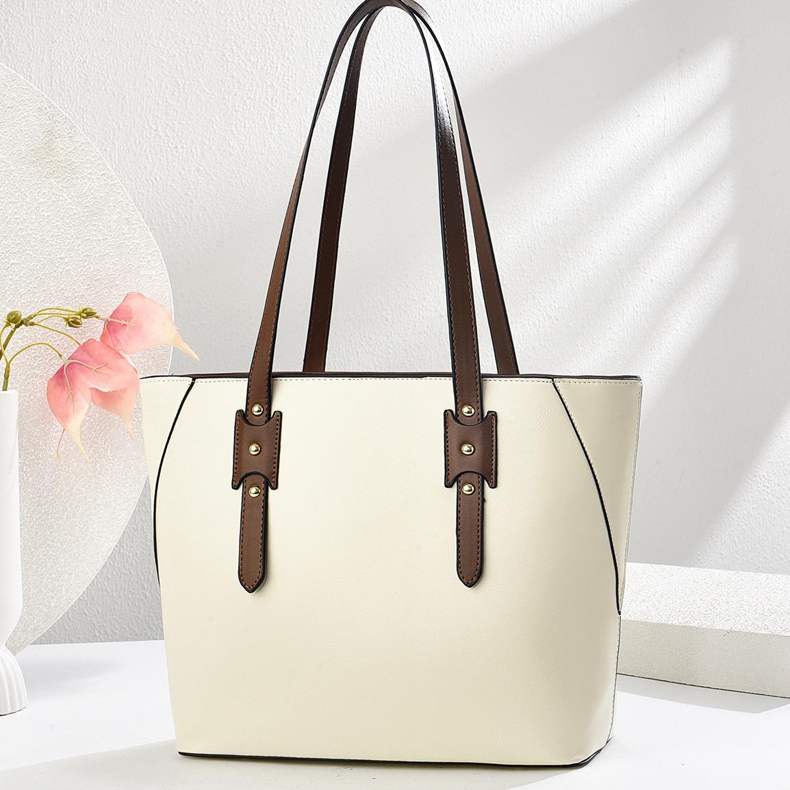 

Tote Bag Texture Simple Shoulder Messenger Bag Versatile Women s Atmosphere Handbag 31*12*28cm