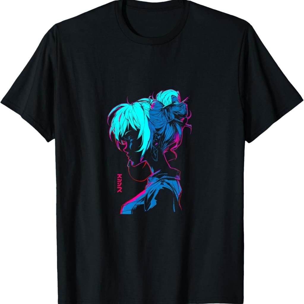 Cyberpunk Anime Girl IX T-Shirt