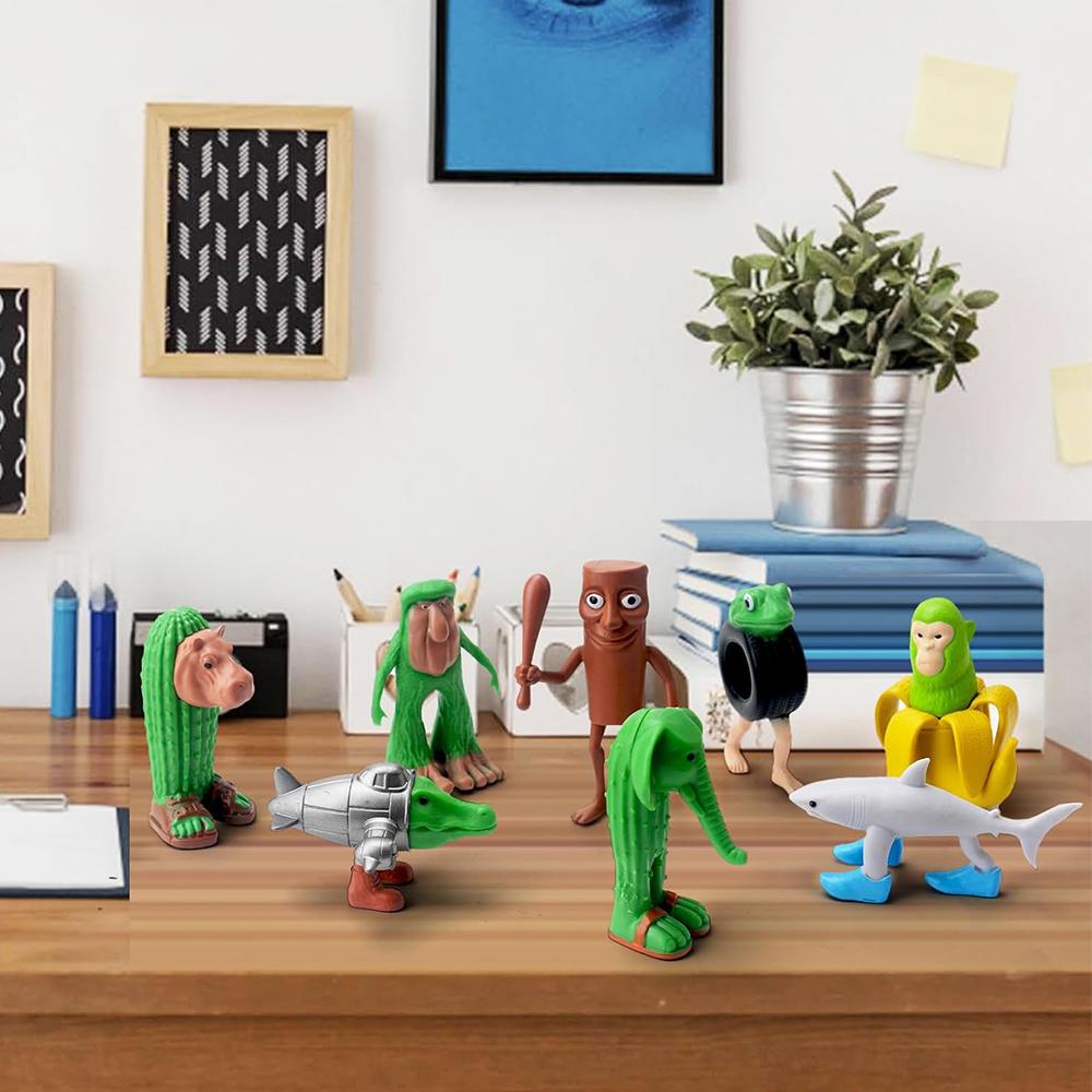 8Pcs Tung Tung Tung Sahur Action Figures For Kids Adults Gift