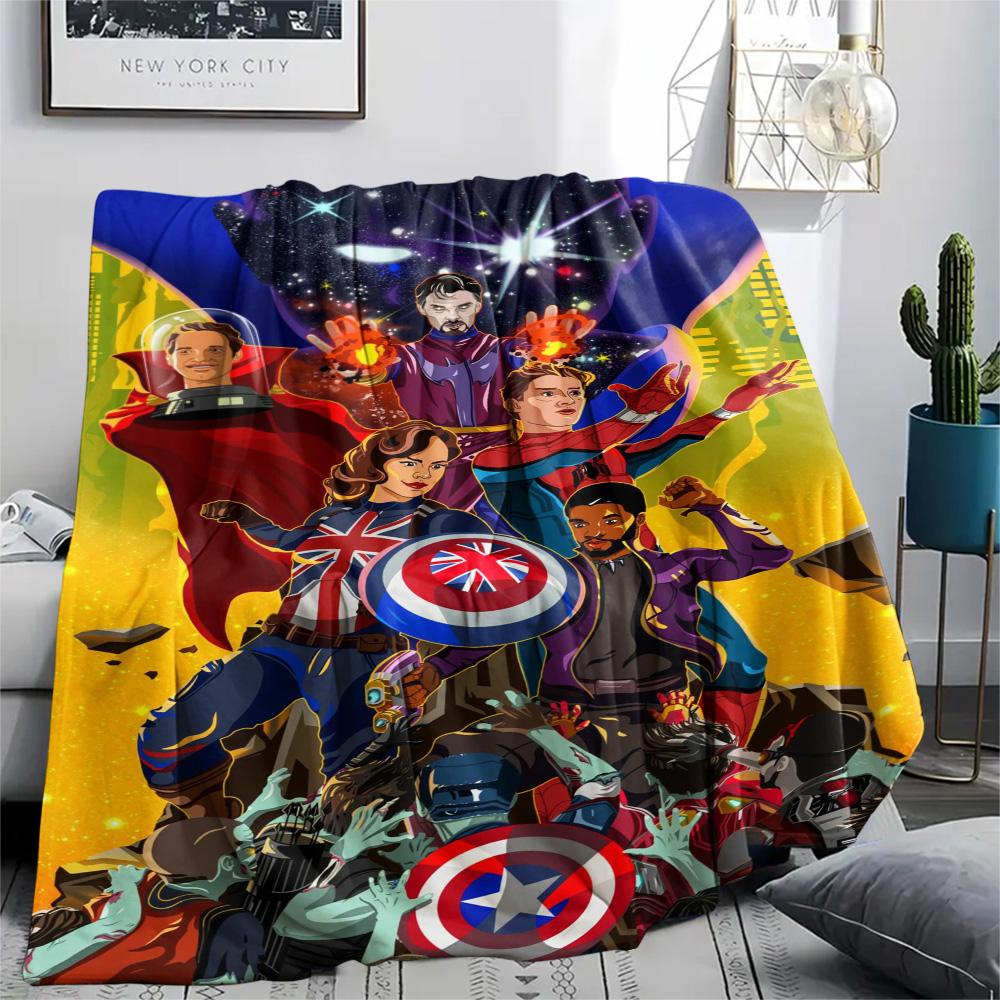 Xmen Superhero Team Graphic Blanket Sofa Blanket Camping Trip Sheet Air Conditioning Blanket Outdoor Plush Blanket