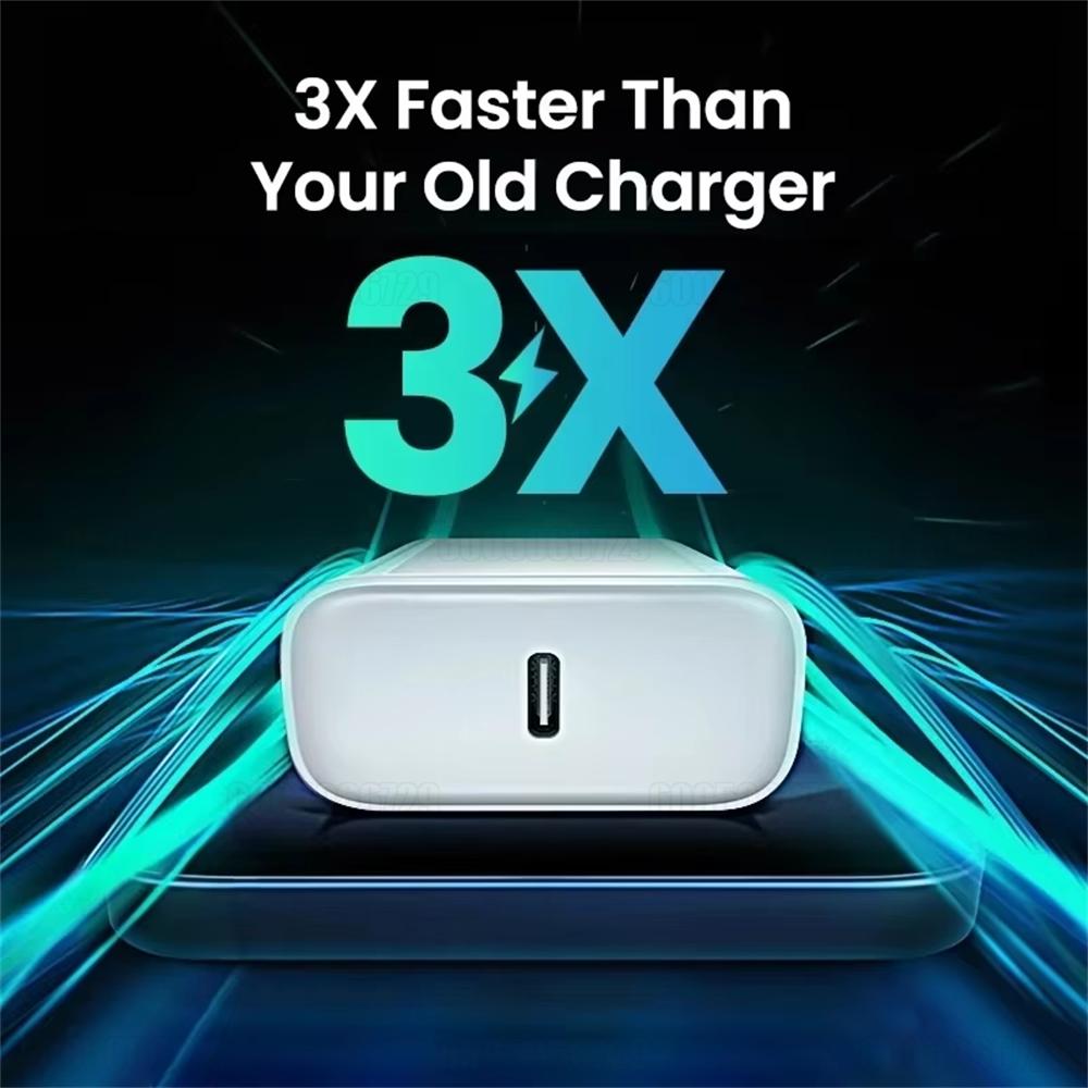Xiaomi For iPhone 40W Original Phone Charger For iPhone 11 12 13 14 15 16 17 Pro Max 16 Plus 17 Air Fast Charging Type C Cable Charger