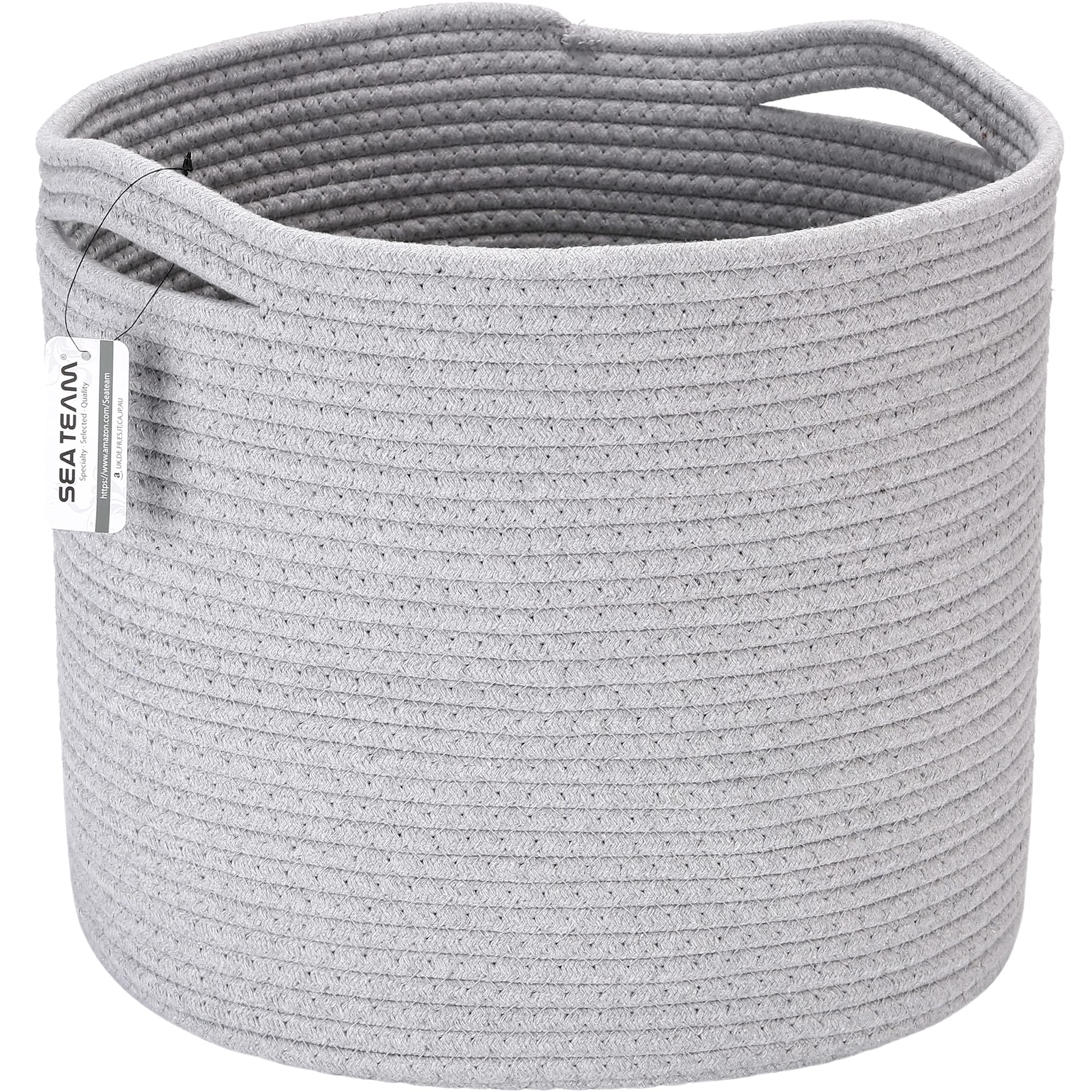 Хлопковая веревочная корзина для хранения Sea Team, Корзина для хранения одежды, Корзина для белья, Корзина для хранения, Корзина для интерьера, Корзина для хранения, Корзина для хранения одежды,