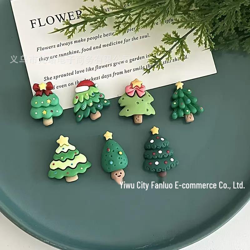 Cartoon Mini Christmas Refrigerator Magnets - Cute Creative Home Decoration Magnetic Stickers