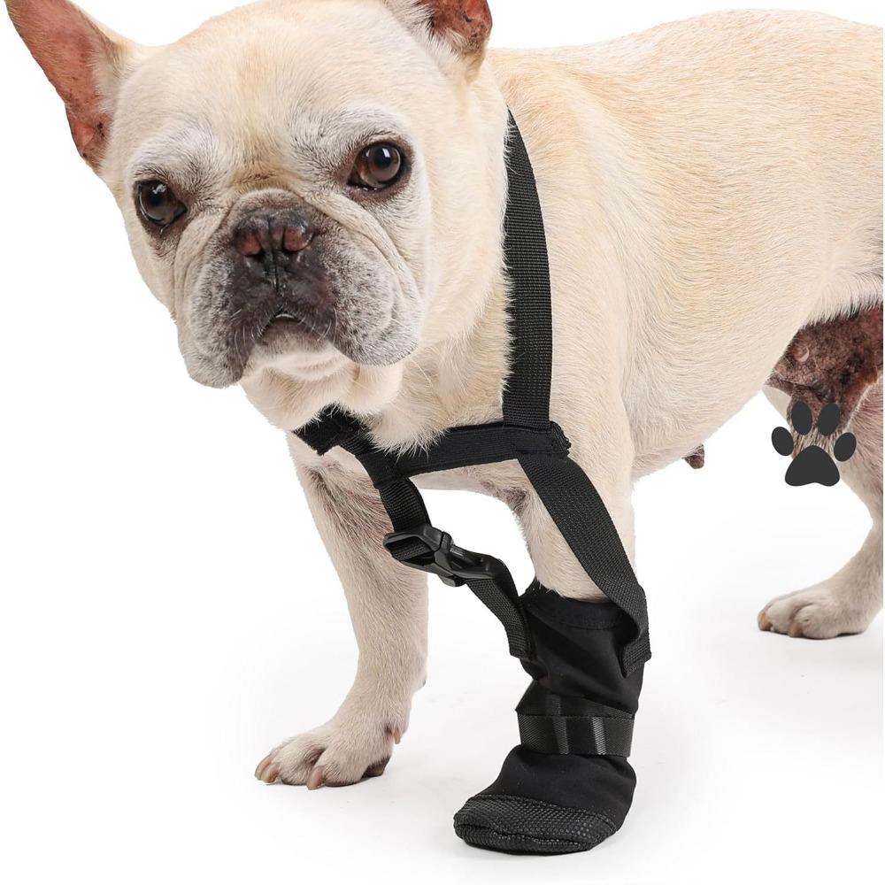 Protecție pentru laba câinelui cu guler Protecție pentru laba anterioară a câinelui Pantof de exterior anti-coliziune și anti-murdărie