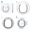 4 Ways Lock Dog Cat Flap Door Round Cat Interior Door Pets Dog Door Window  Sliding Glass Doors