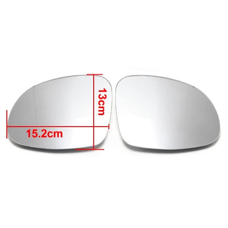 Compatible Heated Rearview Mirror Lens for 2009-2017 Volkswagen Tiguan.