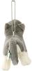 COLORATA Plush Wolf Mascot Wild Animal with Cute Animal Keychain Doll Gift Christmas Present (Realistic Chain) (Twice Tested) /