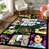 GTA Teppich Bodenmatte für Wohnzimmer oder Schlafzimmer Weicher und Bequemer Teppich ein Geschenk für Geburtstag und Feiertag.MFF0918544