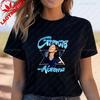 Berühmte Sängerin Gracie Abrams Klassisches Poster Mode Print T-Shirt, Damen Kurzarm Top, Damen Baumwolle Rundhals T-Shirt