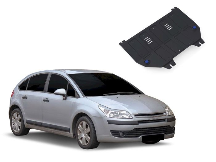 Protection Sous Moteur - J&J Automotive - Citroen C4 - Acier - Épaisseur 2mm - 2006-2011