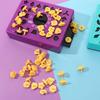 Pop Up Time-Matching Puzzle Toy Family Fun Time Board Puzzle Toy  Children Adult
