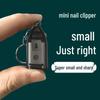 Portable Stainless Steel Mini Folding Nail Clippers Set - Anti-Splatter Manicure Tool
