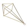 Plant Holder Quadrilateral  ing Tillandsia Rack for Room Decor(Black)
